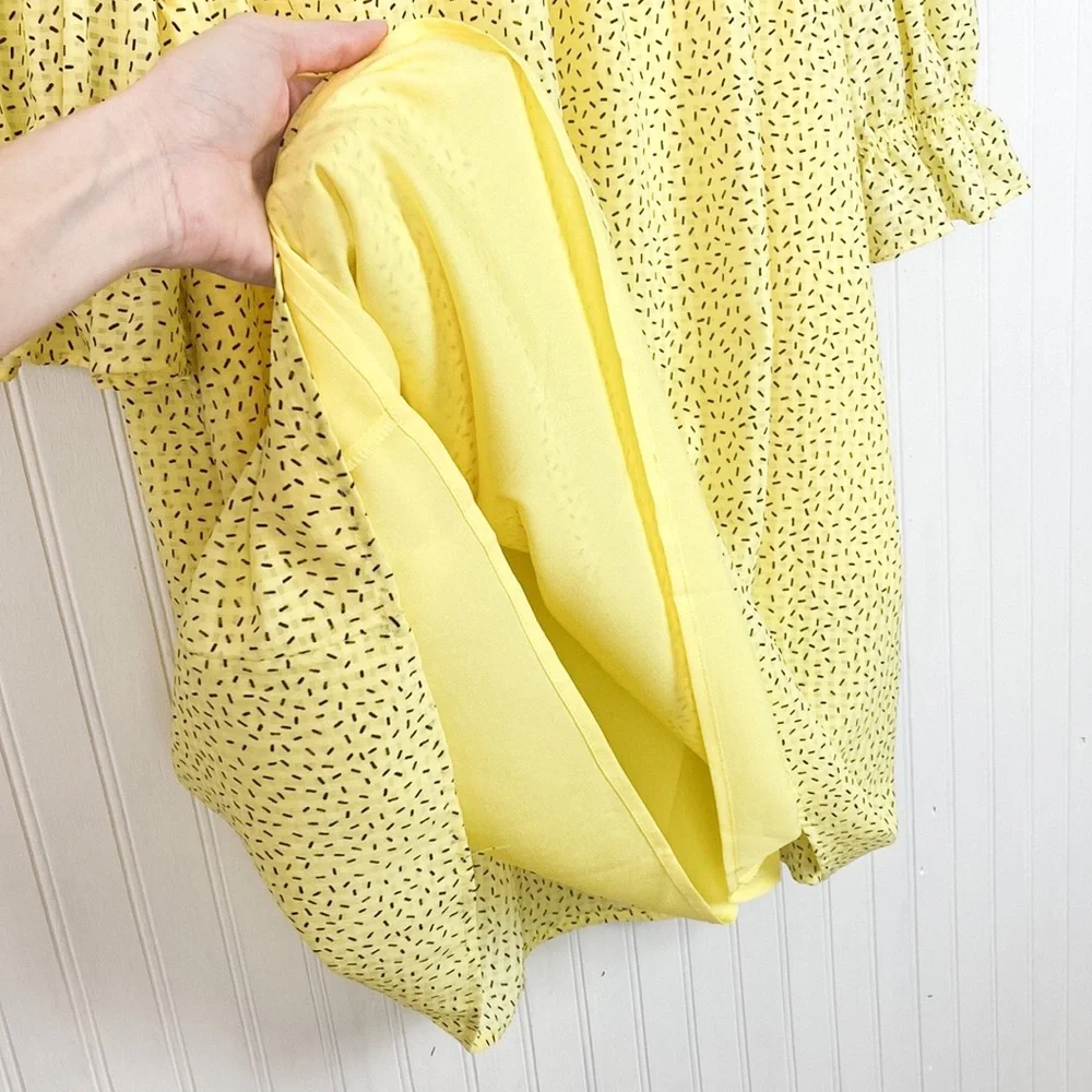 WHO WHAT WEAR Yellow Dress - Picture 5 of 9